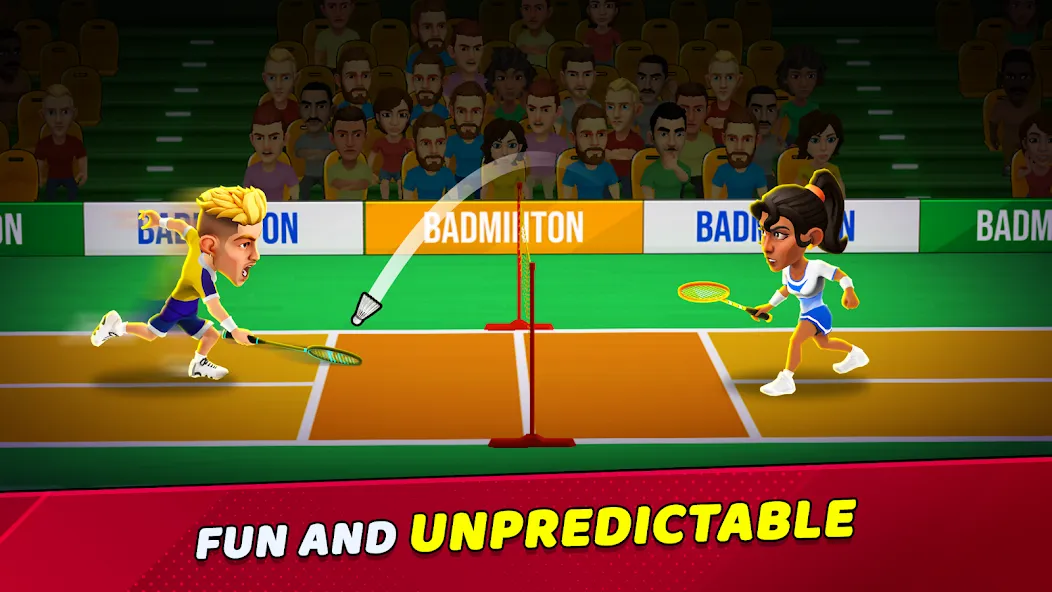 Badminton Clash 3D (Бадминтон Клаш 3D)  [МОД Много монет] Screenshot 2