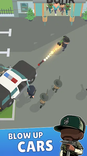 Merge Gangster Heist vs Police (Мердж Гангстер Хейст)  [МОД Все открыто] Screenshot 5