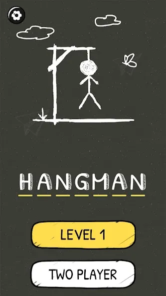 Hangman Words:Two Player Games  [МОД Бесконечные деньги] Screenshot 2