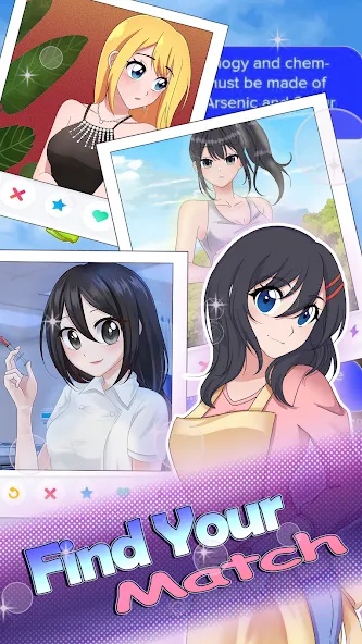 HaremKing - Waifu Dating Sim (ХаремКинг)  [МОД Много денег] Screenshot 4