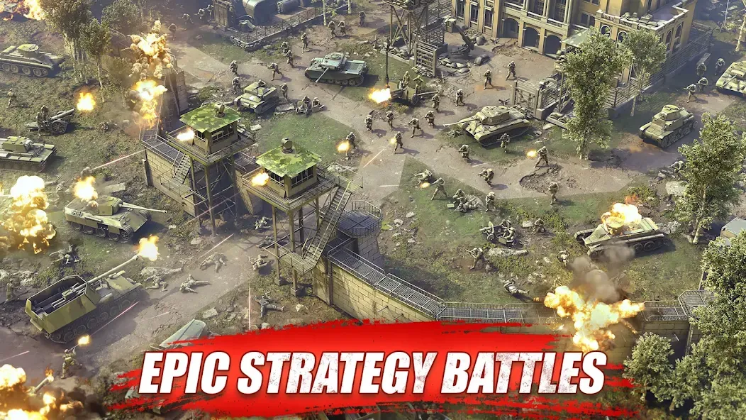 Heroes of War: Idle army game (Герои войны)  [МОД Бесконечные деньги] Screenshot 5