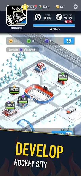 Hockey Battle 2 (Хоккей Батл 2)  [МОД Unlimited Money] Screenshot 1