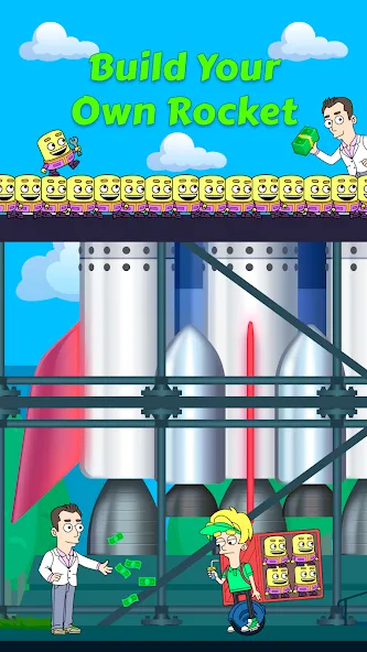 Idle Rocket Tycoon (Айдл Рокет Тайкун)  [МОД Unlimited Money] Screenshot 1