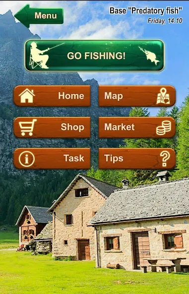 Fishing Baron - fishing game  [МОД Unlimited Money] Screenshot 1