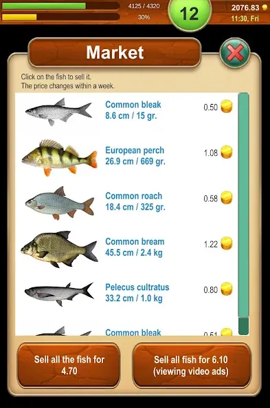 Fishing Baron - fishing game  [МОД Unlimited Money] Screenshot 5