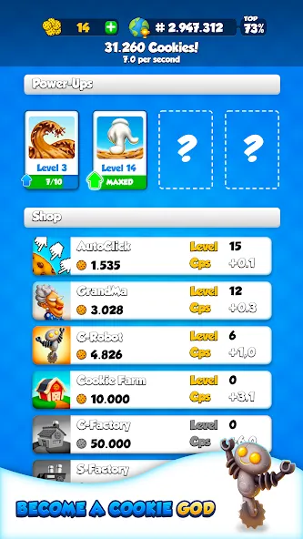 Cookie Clickers™ (Куки Кликеры)  [МОД Много монет] Screenshot 3