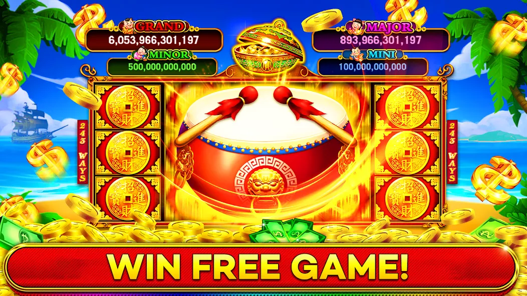 Jackpot Boom Casino Slot Games (Джекпот Бум Казино Игры на Слотмашинах)  [МОД Unlimited Money] Screenshot 1