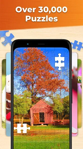 Jigsaw Puzzles HD Puzzle Games  [МОД Бесконечные монеты] Screenshot 2