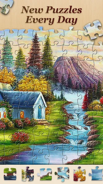 Jigsawscapes® - Jigsaw Puzzles (Джигсоускейпс)  [МОД Много денег] Screenshot 3