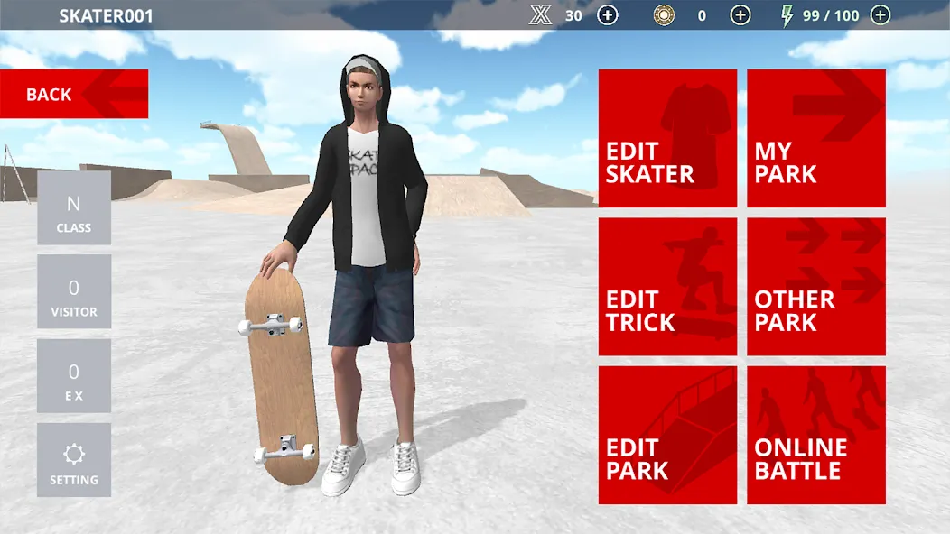 Skate Space (Скейт Спейс)  [МОД Mega Pack] Screenshot 5