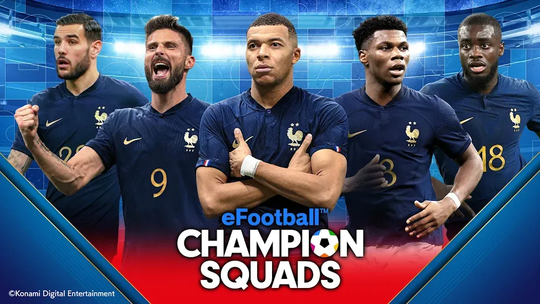 eFootball™  CHAMPION SQUADS (Игровой режим настоящего футбола  Чемпионские команды)  [МОД Бесконечные монеты] Screenshot 1