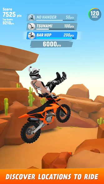 Max Air Motocross (Макс Эйр Мотокросс)  [МОД Много монет] Screenshot 2