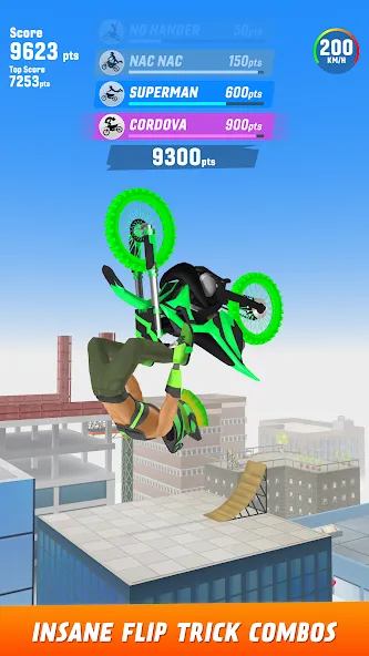 Max Air Motocross (Макс Эйр Мотокросс)  [МОД Много монет] Screenshot 3