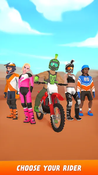 Max Air Motocross (Макс Эйр Мотокросс)  [МОД Много монет] Screenshot 5