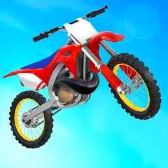 Скачать взлом Max Air Motocross (Макс Эйр Мотокросс)  [МОД Много монет] на Андроид