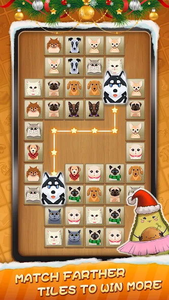 Tile Connect - Matching Games (Тайл Коннект)  [МОД Unlocked] Screenshot 3