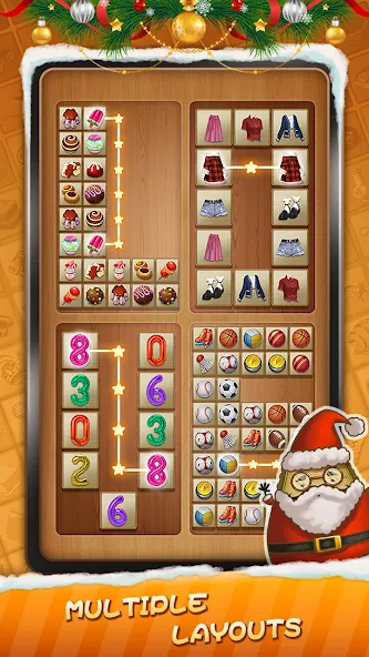 Tile Connect - Matching Games (Тайл Коннект)  [МОД Unlocked] Screenshot 5