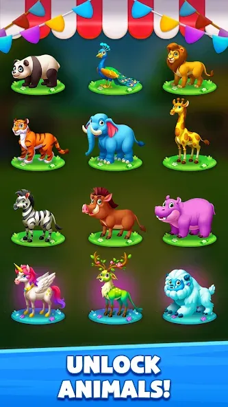 Solitaire Zoo  [МОД Много денег] Screenshot 4