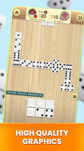 Dominoes: Classic Dominos Game  [МОД Много денег] Screenshot 2