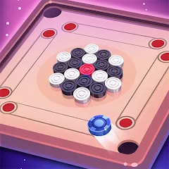 Скачать взлом Carrom Lure - Disc pool game (Карром Лур)  [МОД Меню] на Андроид