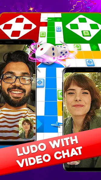 Ludo Lush-Game with Video Call (Людо Луш)  [МОД Много монет] Screenshot 1