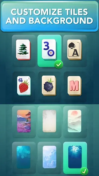 Solitaire Mahjong for Seniors  [МОД Unlocked] Screenshot 3