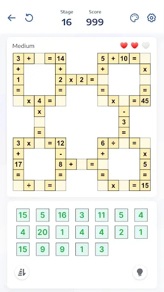 Crossmath - Math Puzzle Games (Математические головоломки игры)  [МОД Много монет] Screenshot 3