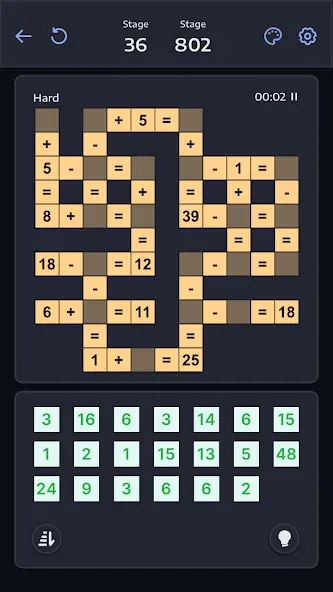 Crossmath - Math Puzzle Games (Математические головоломки игры)  [МОД Много монет] Screenshot 5