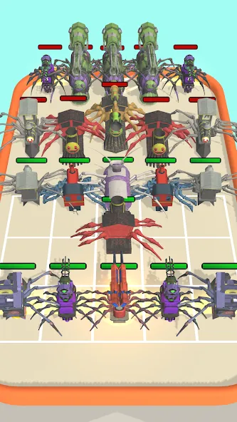 Merge Spider Train  [МОД Unlimited Money] Screenshot 5