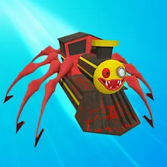 Скачать взлом Merge Spider Train [МОД Unlimited Money] на Андроид