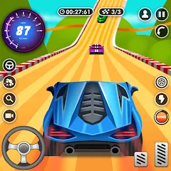 Скачать взлом Nitro Jump - Car Racing (Нитро Джамп Рейсинг)  [МОД Бесконечные деньги] на Андроид