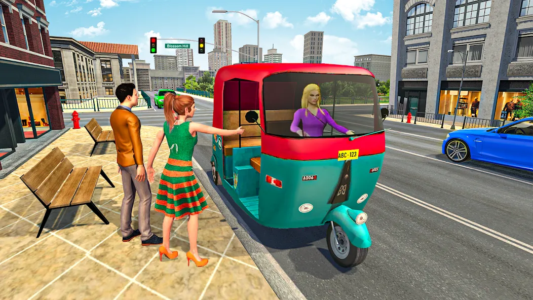 Tuk Tuk Auto Rickshaw Game 3d  [МОД Меню] Screenshot 2