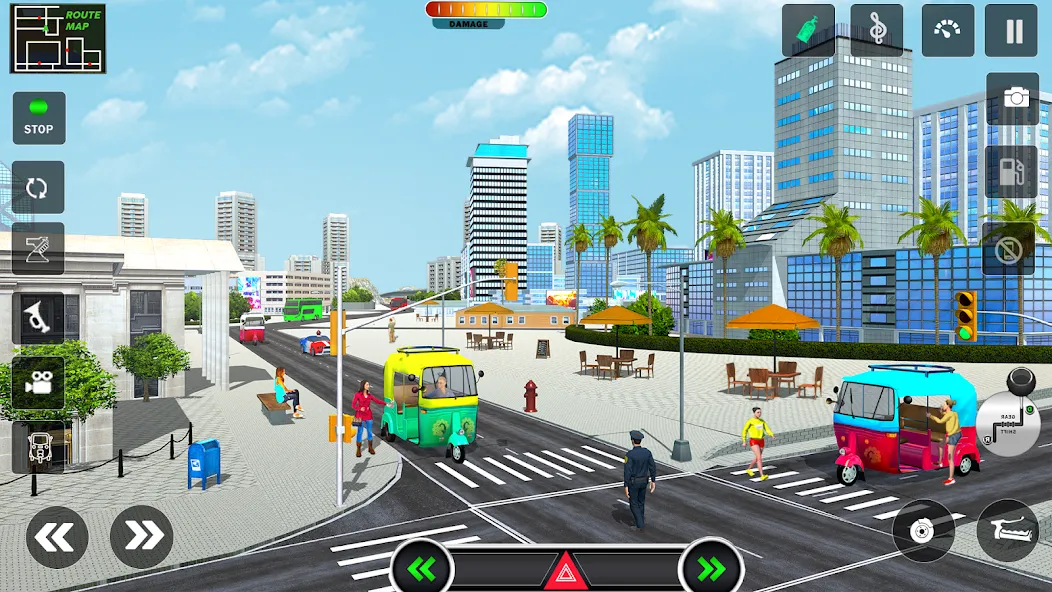 Tuk Tuk Auto Rickshaw Game 3d  [МОД Меню] Screenshot 4