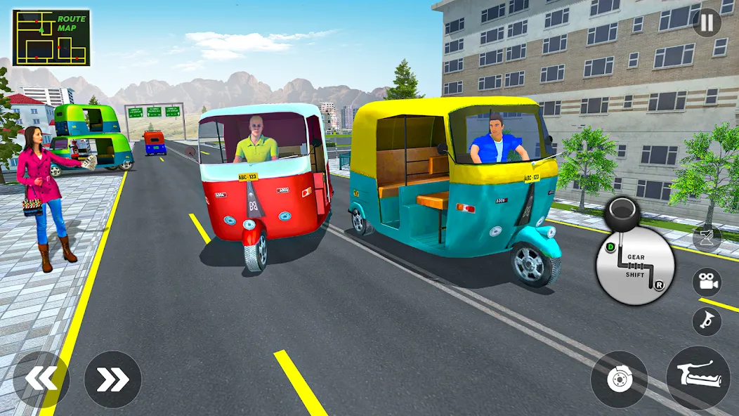 Tuk Tuk Auto Rickshaw Game 3d  [МОД Меню] Screenshot 5