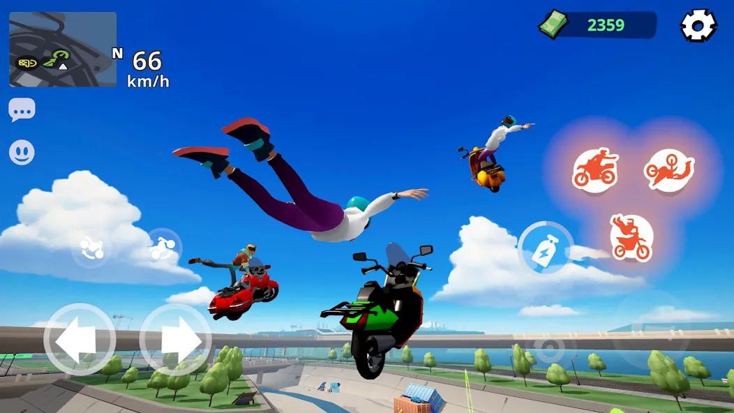 Moto City: Mad Bike Delivery (Мото Сити)  [МОД Unlimited Money] Screenshot 3