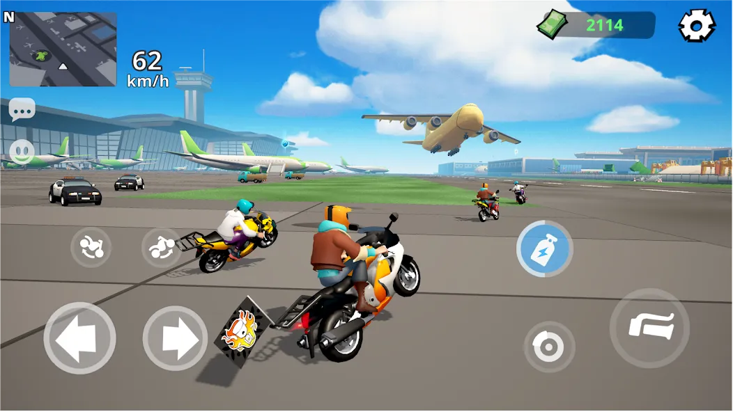 Moto City: Mad Bike Delivery (Мото Сити)  [МОД Unlimited Money] Screenshot 4