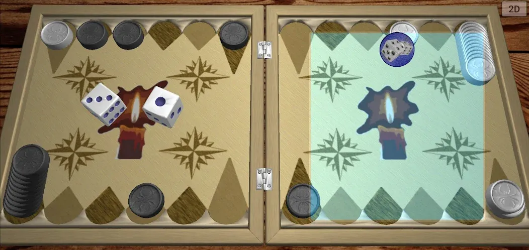 Backgammon 6 1  [МОД Menu] Screenshot 4