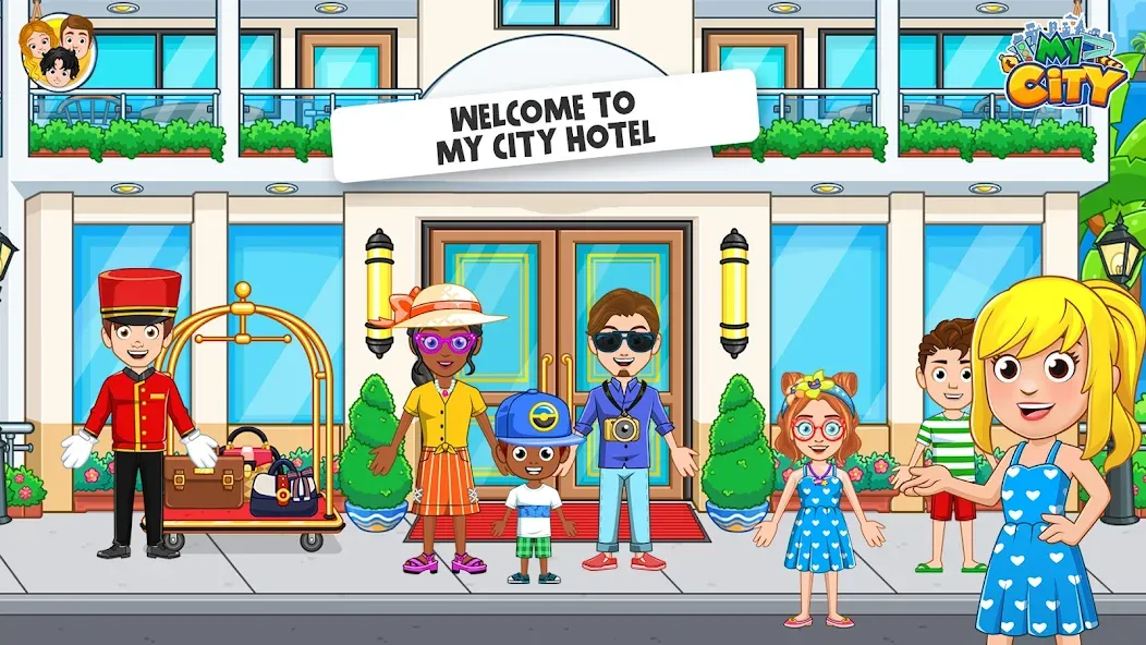 My City : Hotel (Мой Город)  [МОД Бесконечные деньги] Screenshot 1