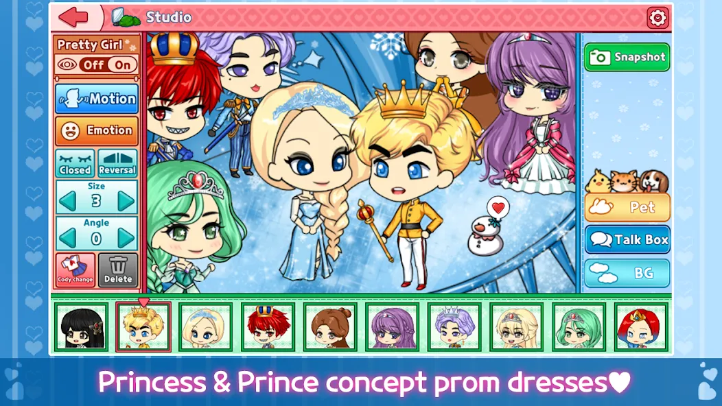 My Prettygirl Story : Dress Up (Мой Притигерл Стори)  [МОД Бесконечные деньги] Screenshot 2