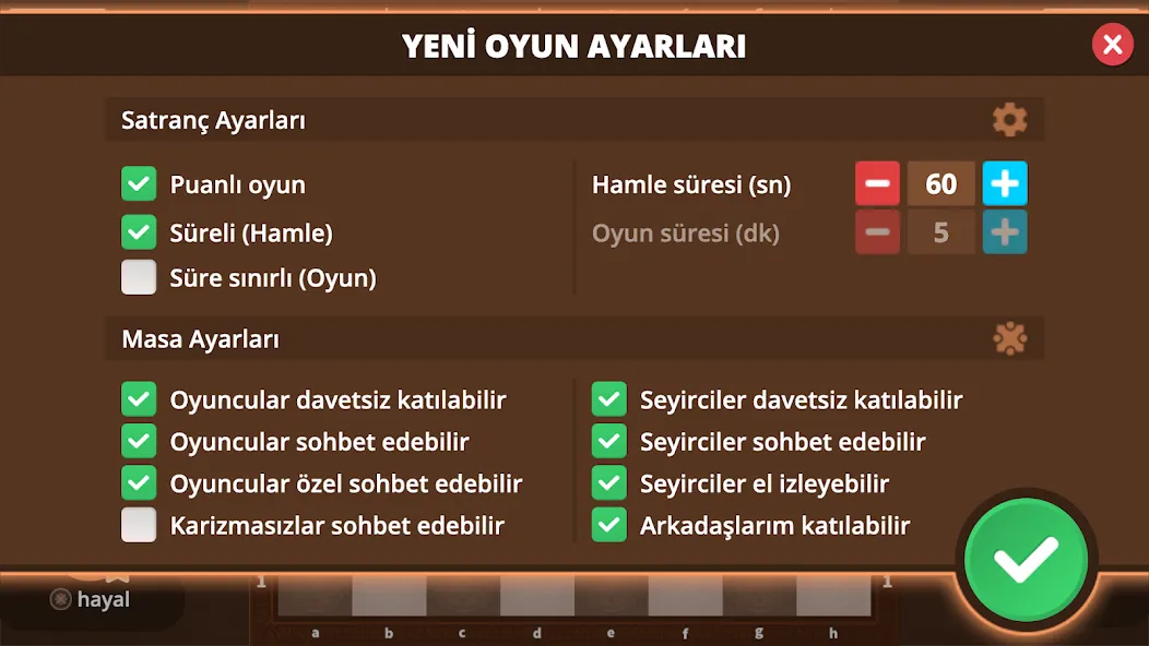 Satranç Online  [МОД Unlocked] Screenshot 3