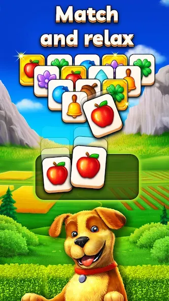 Joey's Farm - Tile Match  [МОД Бесконечные монеты] Screenshot 1