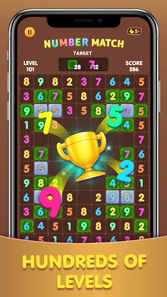 Number Match: Ten Crush Puzzle (Намбер Матч)  [МОД Много монет] Screenshot 2