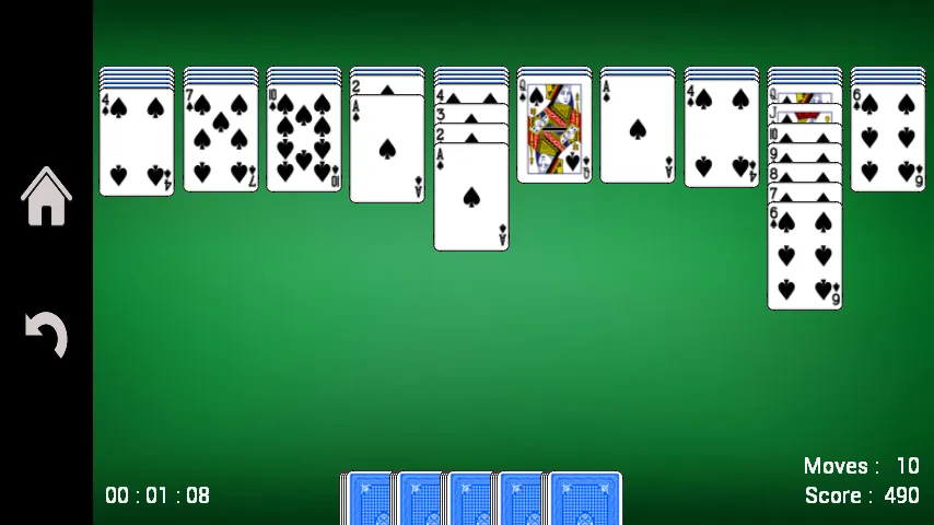 Spider Solitaire  [МОД Много денег] Screenshot 1