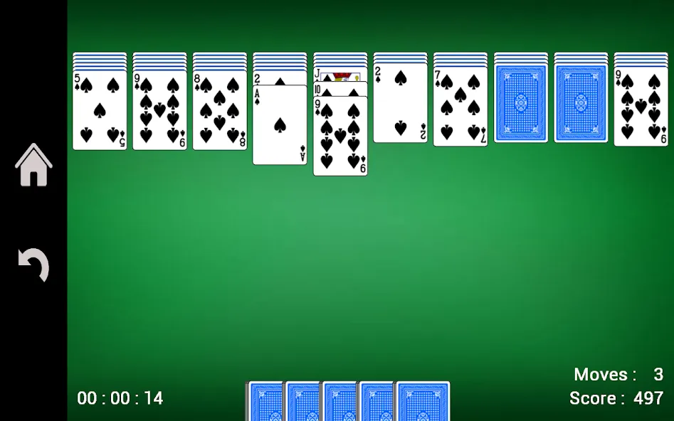 Spider Solitaire  [МОД Много денег] Screenshot 3