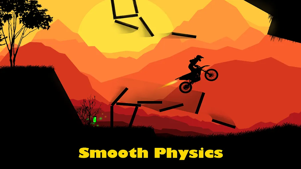 Sunset Bike Racer - Motocross (Сансет Байк Рейсер)  [МОД Бесконечные монеты] Screenshot 3