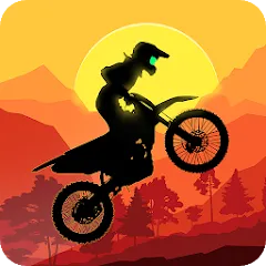 Скачать взлом Sunset Bike Racer - Motocross (Сансет Байк Рейсер) [МОД Бесконечные монеты] на Андроид