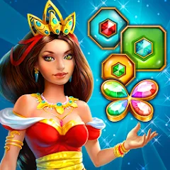 Скачать взлом Lost Jewels - Match 3 Puzzle (Лост Джуэлс)  [МОД Unlimited Money] на Андроид