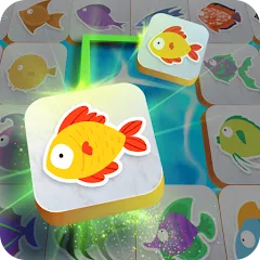 Скачать взлом Mahjong Connect Fish World (Мацзян Коннект Рыбный Мир)  [МОД Menu] на Андроид