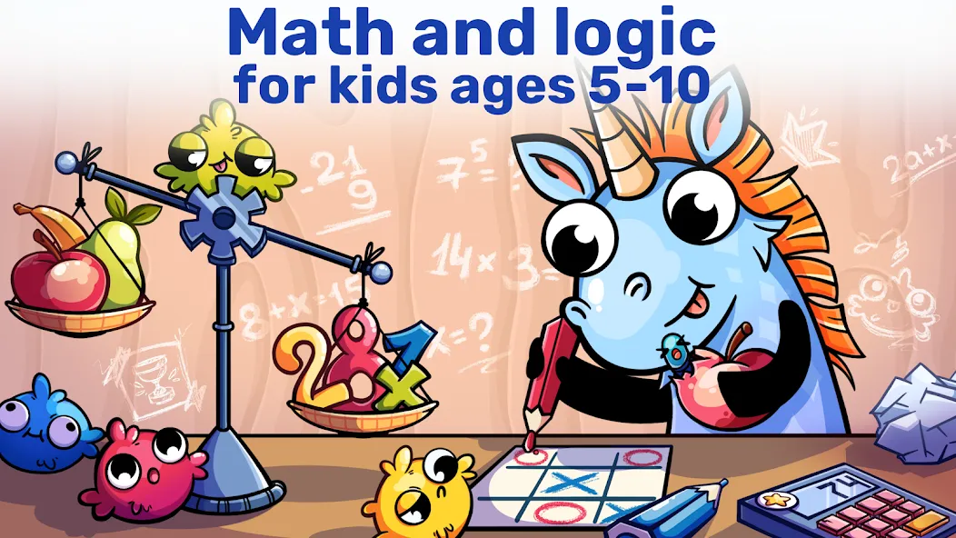 Math&Logic games for kids  [МОД Много денег] Screenshot 1