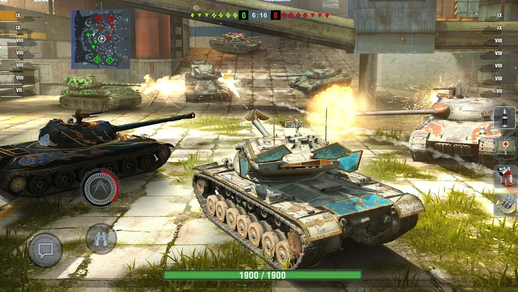 World of Tanks Blitz (Ворлд оф Танкс Блиц ПВП)  [МОД Unlocked] Screenshot 5